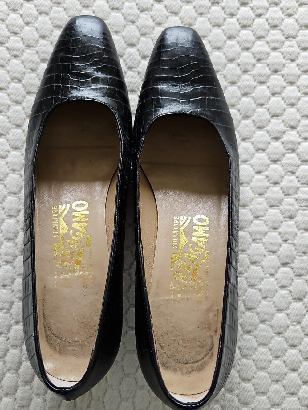 Salvatore Ferragamo Women's Heels In Original Box Vintage